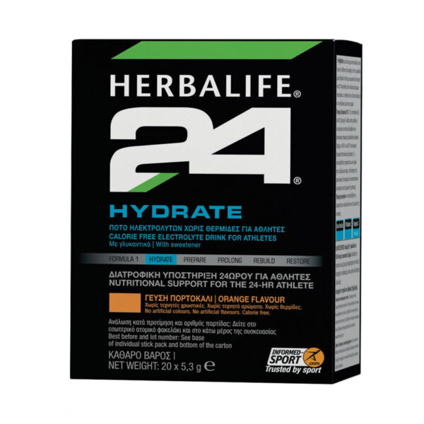 Herbalife24® Hydrate Ποτό Ηλεκτρολυτών με Γεύση Πορτοκάλι