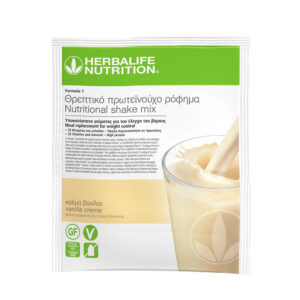 Πρωτεϊνούχο Ρόφημα Formula 1 Vanilla Crème Συσκευασία με 7 Φακελάκια 053K Herbalife Nutrition Ανεξάρτητος Συνεργάτης Κατερίνα Κουιμάνη live24well.gr